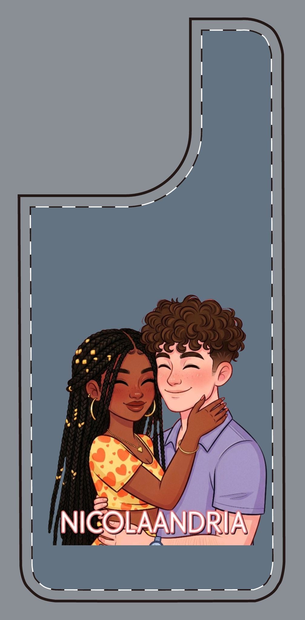 Colorful Phone Cases for Couples, Cute Phone Cover, Personalized Phone Case, Couple Gift, Unique Phone Accessory