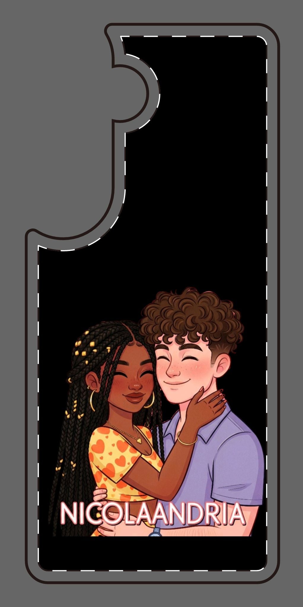 Colorful Phone Cases for Couples, Cute Phone Cover, Personalized Phone Case, Couple Gift, Unique Phone Accessory