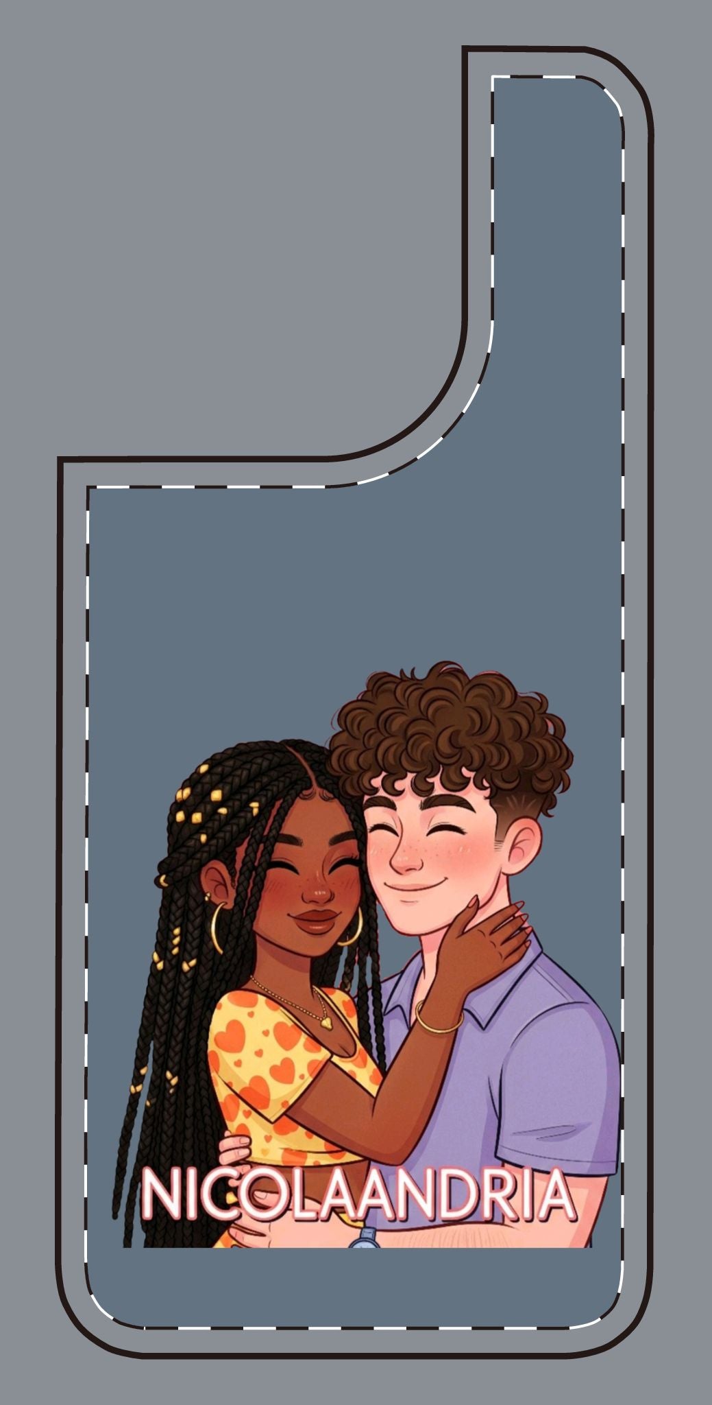 Colorful Phone Cases for Couples, Cute Phone Cover, Personalized Phone Case, Couple Gift, Unique Phone Accessory