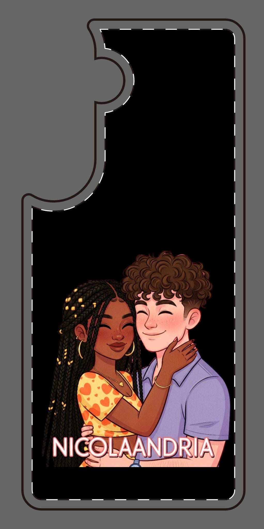 Colorful Phone Cases for Couples, Cute Phone Cover, Personalized Phone Case, Couple Gift, Unique Phone Accessory