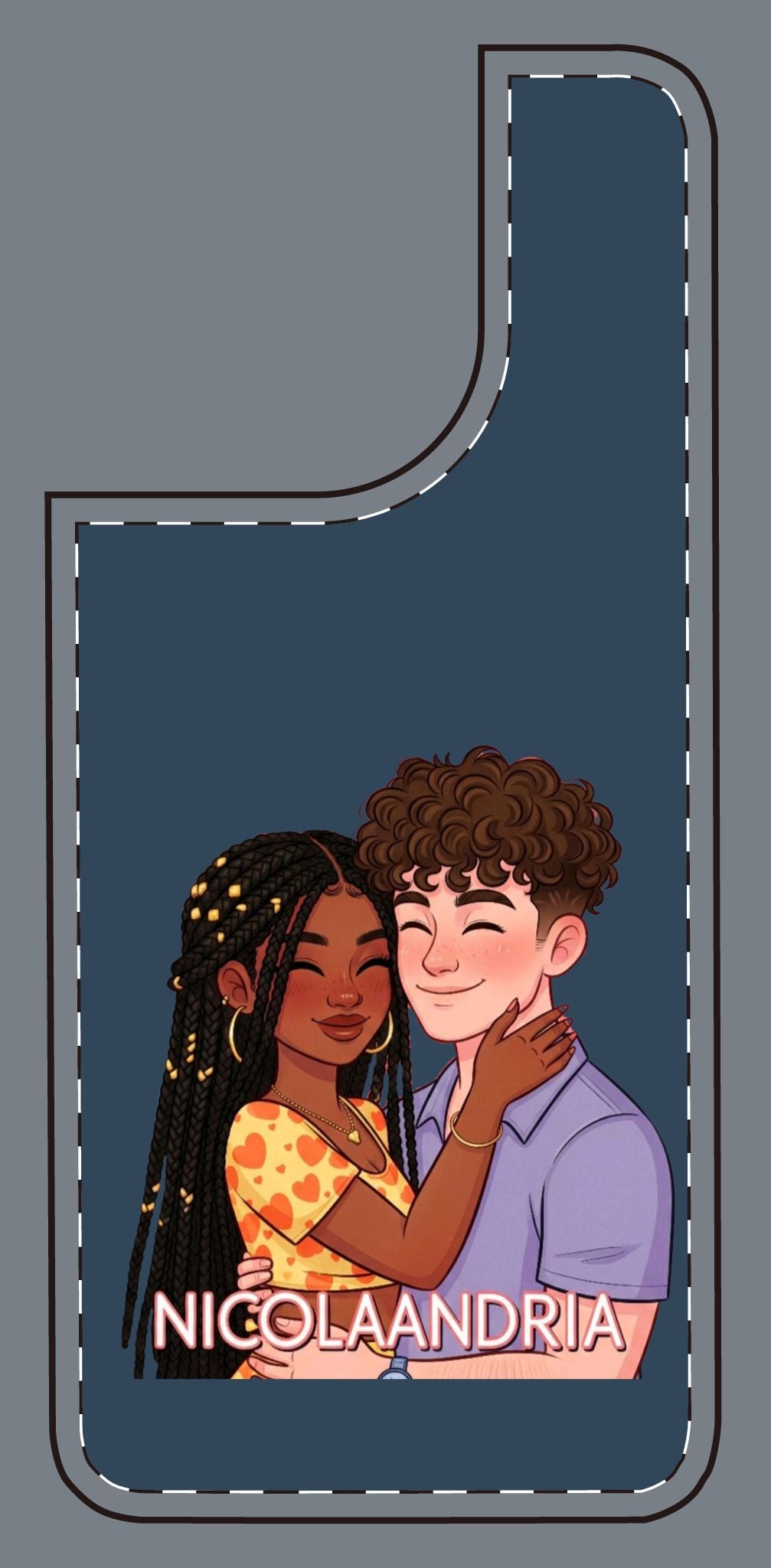 Colorful Phone Cases for Couples, Cute Phone Cover, Personalized Phone Case, Couple Gift, Unique Phone Accessory