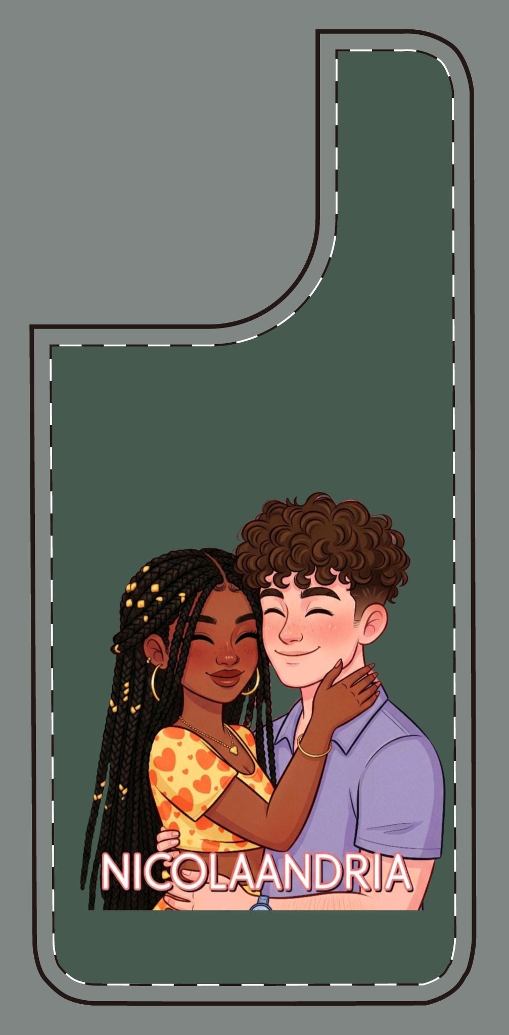 Colorful Phone Cases for Couples, Cute Phone Cover, Personalized Phone Case, Couple Gift, Unique Phone Accessory