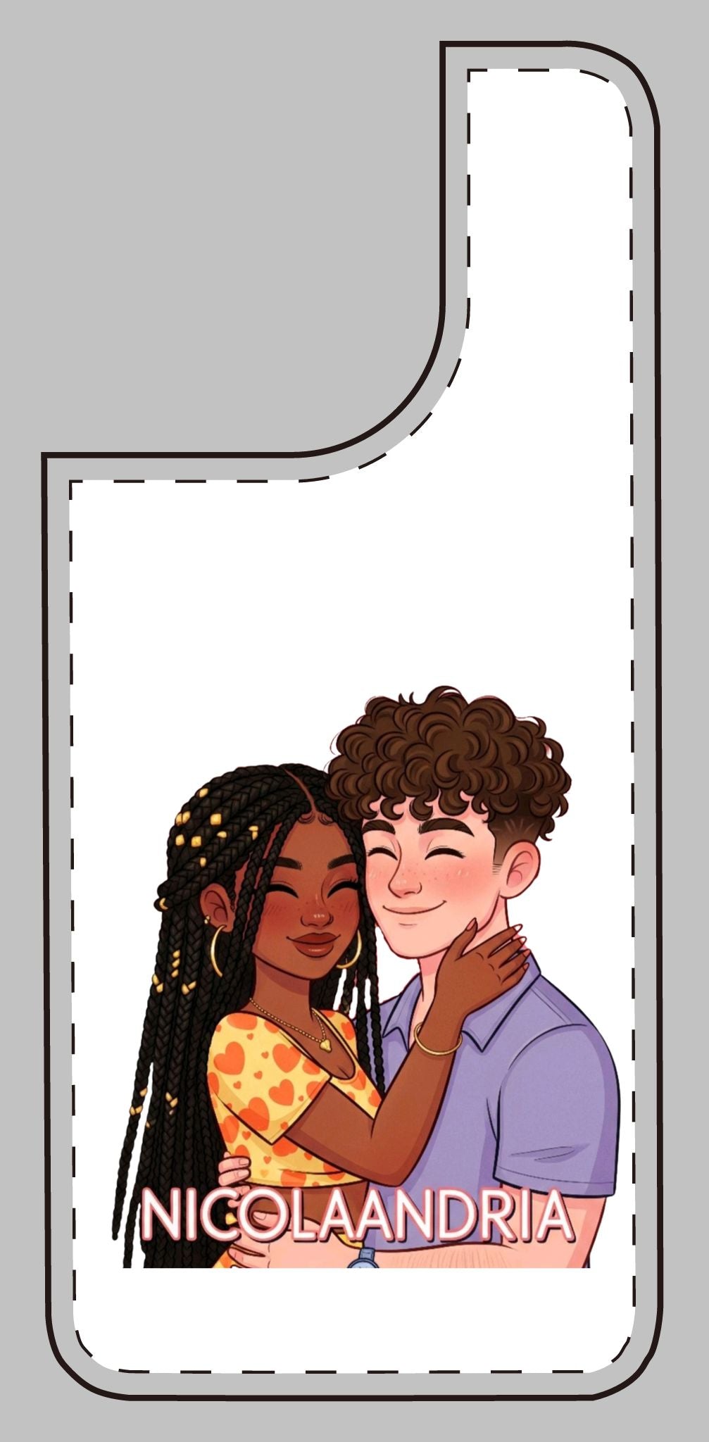 Colorful Phone Cases for Couples, Cute Phone Cover, Personalized Phone Case, Couple Gift, Unique Phone Accessory