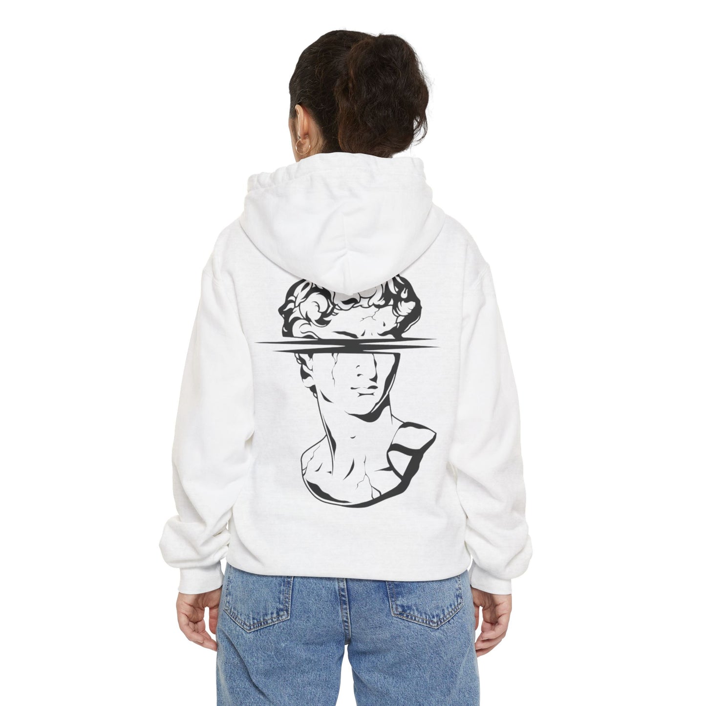 Mythical Hades Hoodie - Unisex Garment-Dyed Sweatshirt, Greek Mythology Apparel, Cozy Gift for Fans, Halloween Costume, Casual Wear