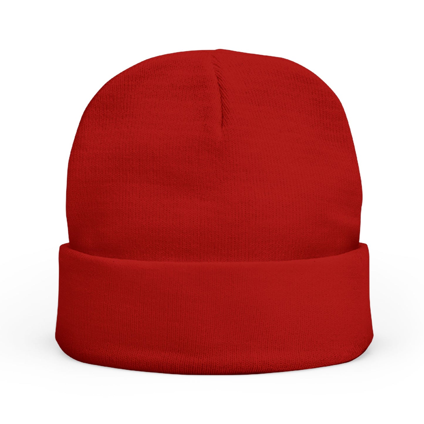 Red Knit Beanie with 'Jesus Is Love' Embroidery | Cozy Holiday Gift, Winter Wear, Christian Apparel, Faith Hat, Casual Beanie