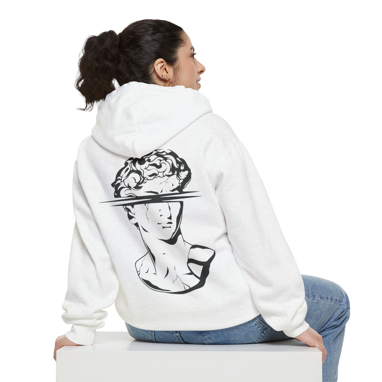 Mythical Hades Hoodie - Unisex Garment-Dyed Sweatshirt, Greek Mythology Apparel, Cozy Gift for Fans, Halloween Costume, Casual Wear