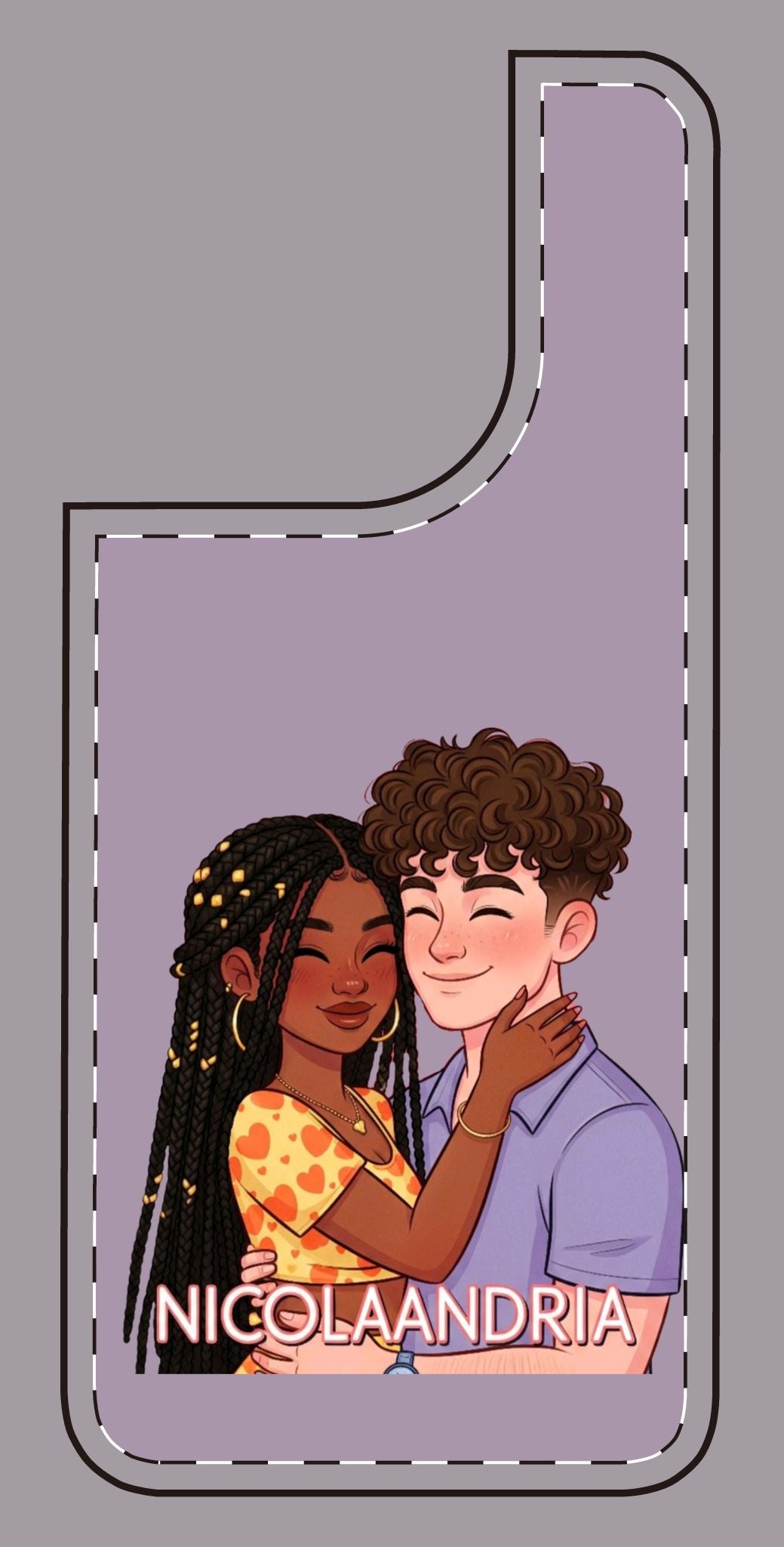 Colorful Phone Cases for Couples, Cute Phone Cover, Personalized Phone Case, Couple Gift, Unique Phone Accessory
