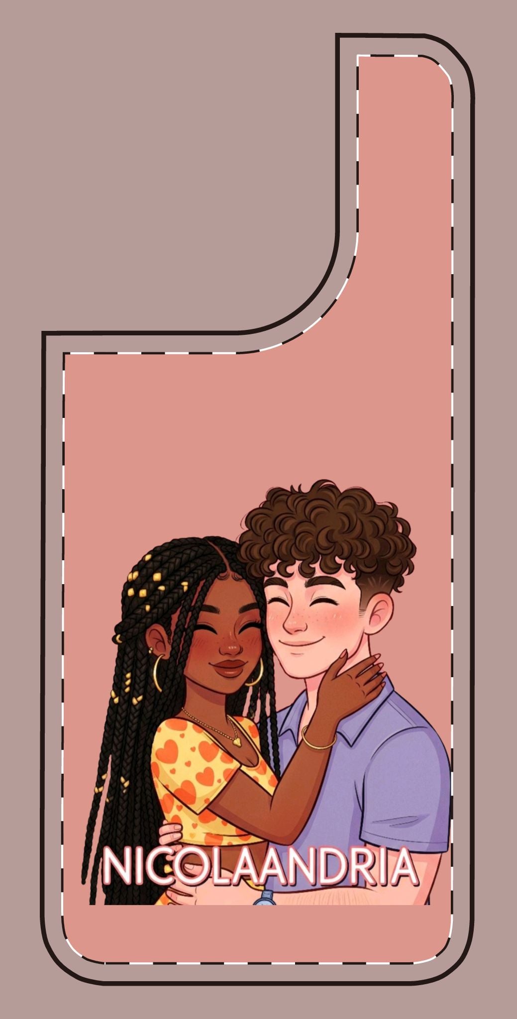 Colorful Phone Cases for Couples, Cute Phone Cover, Personalized Phone Case, Couple Gift, Unique Phone Accessory