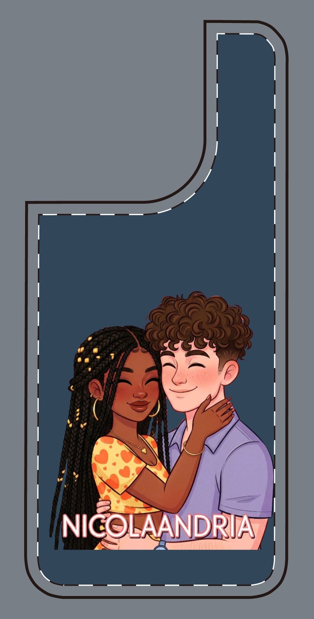 Colorful Phone Cases for Couples, Cute Phone Cover, Personalized Phone Case, Couple Gift, Unique Phone Accessory
