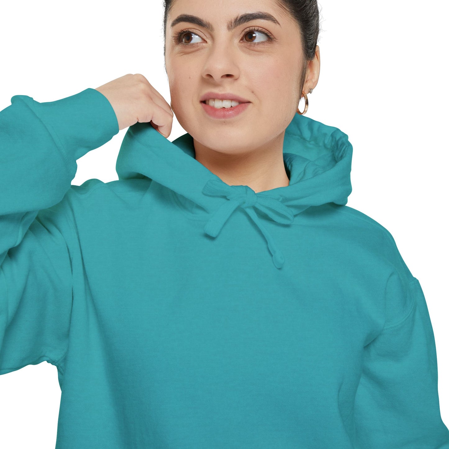 Cute Dog Hoodie - Unisex Garment-Dyed Sweatshirt, Cozy Gift for Dog Lovers, Motivational Apparel, Perfect for Relaxing Days, Casual Wear