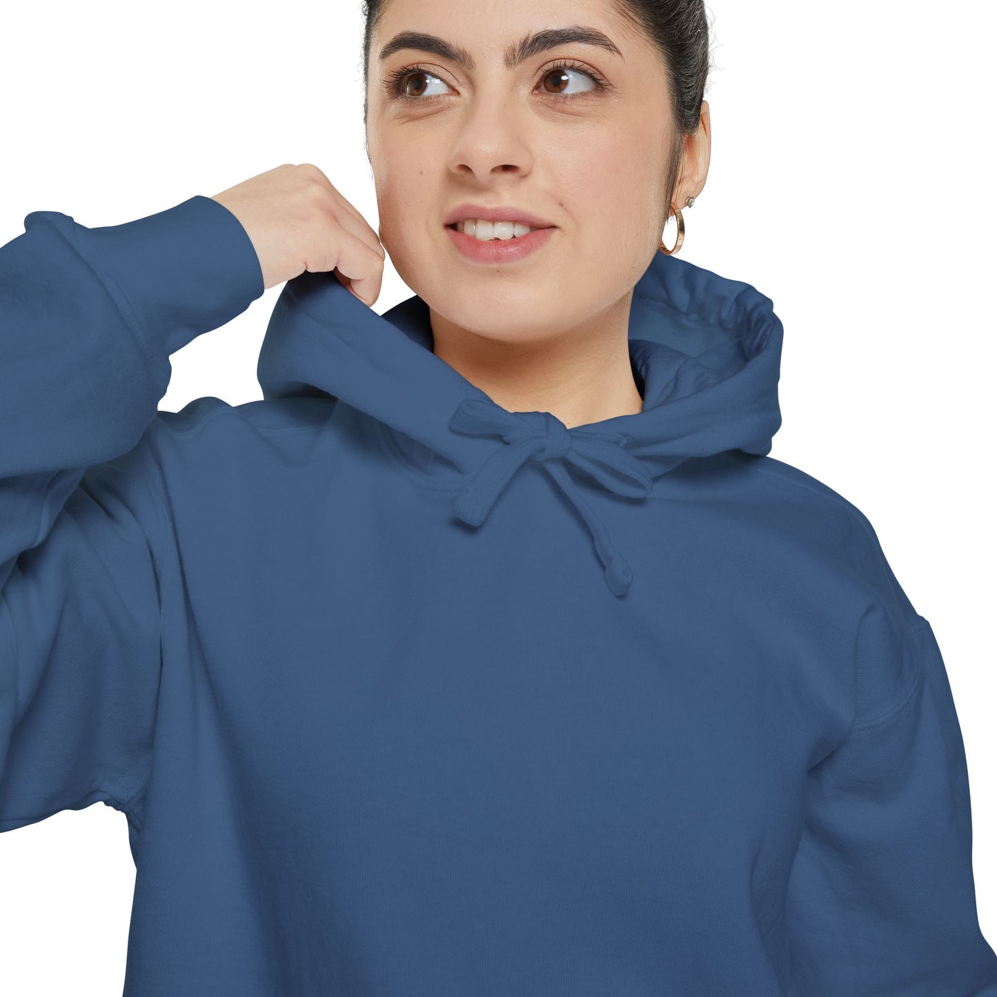 Cute Dog Hoodie - Unisex Garment-Dyed Sweatshirt, Cozy Gift for Dog Lovers, Motivational Apparel, Perfect for Relaxing Days, Casual Wear